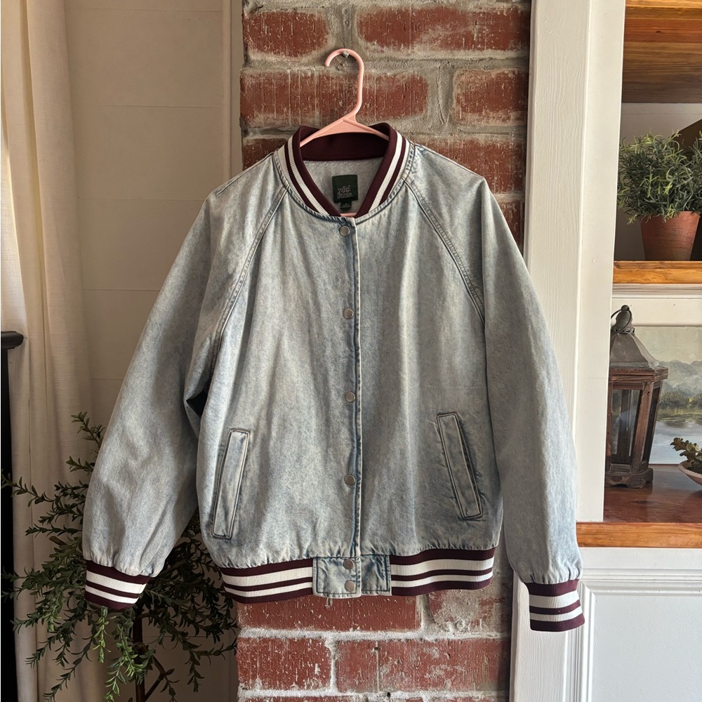Denim Bomber Jacket
